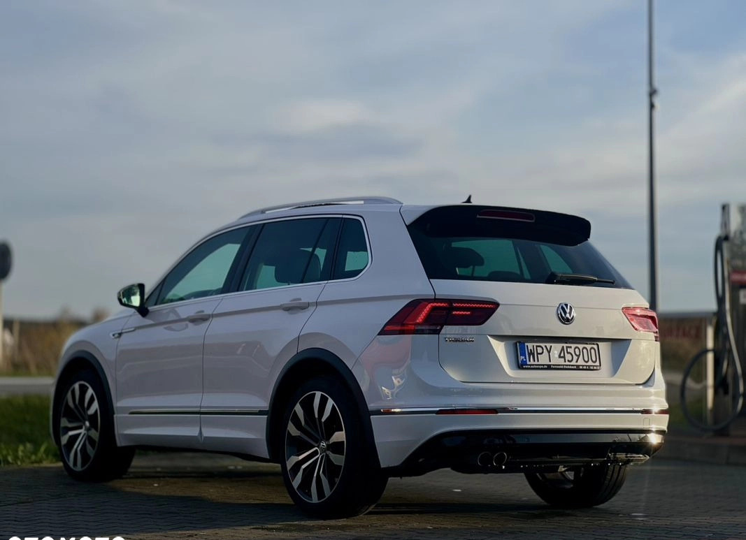 Volkswagen Tiguan cena 95600 przebieg: 190000, rok produkcji 2016 z Jedwabne małe 277
